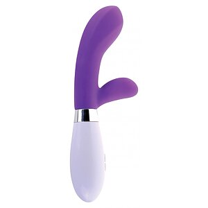 Vibrator Silicone G-Spot Rabbit Mov pe SexLab