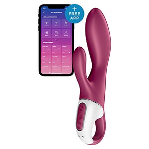 Vibrator Smart Cu Incalzire Heated Satisfyer Rosu pe SexLab