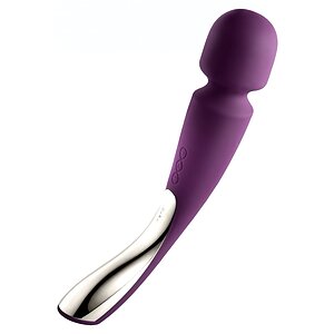 Vibrator Smart Pentru Masaj Lelo Wands Large Plum Mov pe SexLab