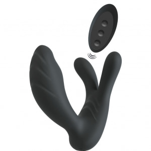 Vibrator Sweet Smile G Punct 3 Motoare Reîncărcabil Negru pe Sexlab.ro