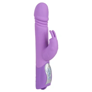 Vibrator Rabbit 10 Moduri Vibratii Clitoridian Vibrator Iepuras Cu Functie De Impingere Mov