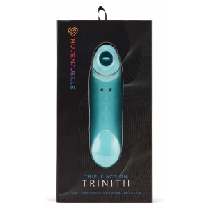Vibrator Trinitii 3in1 Tongue Albastru