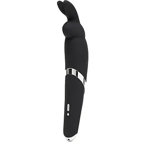 Vibrator Wand Happy Rabbit Negru pe SexLab