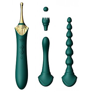 Vibrator Zalo Bess 2 Clitoral Massager Verde pe SexLab