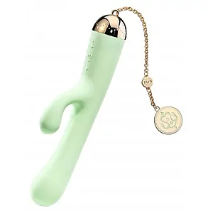 Vibrator Zalo Ichigo Rabbit Verde pe SexLab