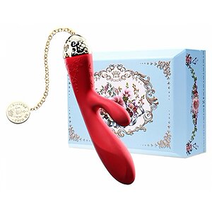 Vibrator ZALO Rosalie Rabbit Roșu