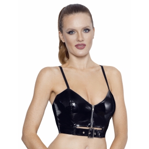 Sutien Black Level Vinyl Top Emma Negru pe Sexlab.ro