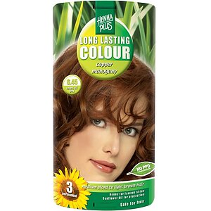 Vopsea Păr Long Lasting Colour 6.45 Copper Mahogany Hennaplus pe SexLab