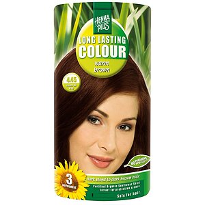 Vopsea Permanentă Warm Brown 4.45 Hennaplus pe Sexlab.ro