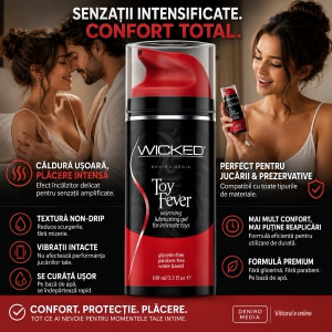 Wicked Sensual Care Fever Lubrifiant încălzitor 100 ml