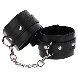 Wrist Cuffs Negru pe SexLab