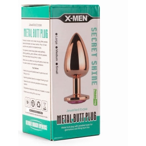 X-MEN Anal Plug Secret Shade Metal L Roz
