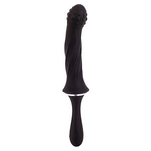 X Men Plug Anal Vibrant Black II 3 Moduri 10 Trepte Negru pe Sexlab.ro