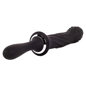 X Men Plug Anal Vibrant Black II 3 Moduri 10 Trepte Negru