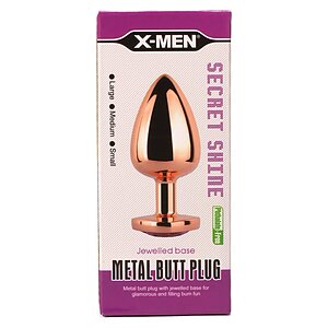 X-Men Secret Shine - Dop Anal Inimă S Auriu