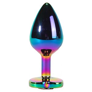 X-MEN Secret Shine Metal Anal Plug Rainbowheart S Multicolor pe Sexlab.ro