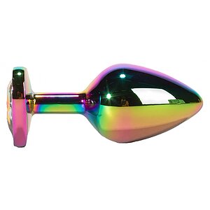 X-MEN Secret Shine Metal Anal Plug Rainbowheart S Multicolor