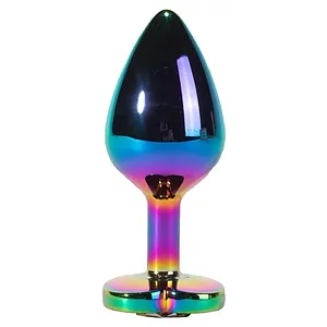 X-MEN Secret Shine Metal Anal Plug Rainbowheart S Multicolor pe SexLab