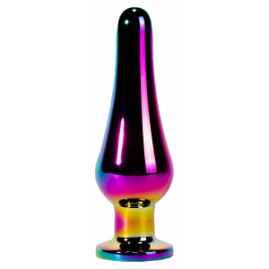 X-MEN Secret Shine Metal Anal Plug Rainbow M Multicolor X-MEN Secret Shine Metal Anal Plug Rainbow M Multicolor pe Sexlab.ro