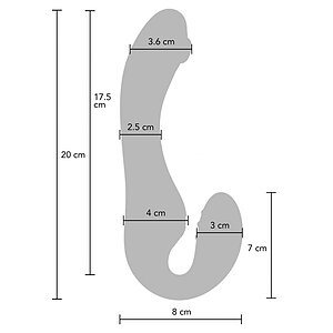XOCOON Strapless Pulse Vibe Mov – 3 Motoare, Telecomandă