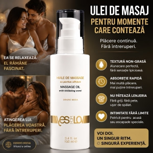 YESforLOV Ulei Masaj 100 ml - Non-gras, Hidratant