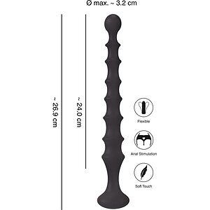You2Toys Magic Anal Wand No.2 - Baghetă Anală 26.9 cm Negru