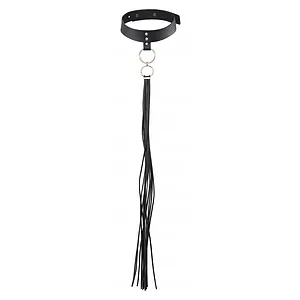 Zgardă cu Lesă Maze Tassel Choker Negru Zgardă cu Lesă Maze Tassel Choker Negru pe SexLab