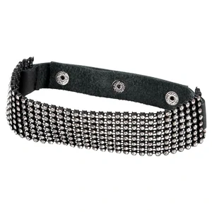 Choker Negru Cu Pietre Stralucitoare