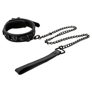 Zgarda Sinful 1 Inch Collar Negru pe SexLab