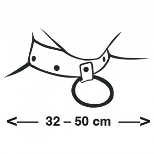 Zgardă Zado Bondage Collar Negru