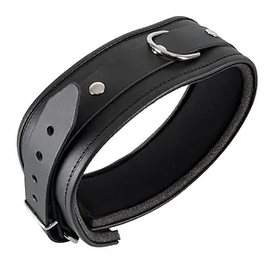 Zgarda Zado Leather Collar Daniel Negru pe SexLab