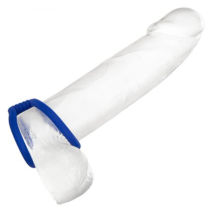 Inel Penis Dual Penis Cage Albastru