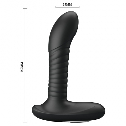 Debra Mr. Play Masator Prostată – 12 Vibrații, 3 Rotații Negru