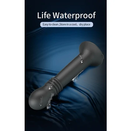 Pretty Love Stellan Vibrator 4 împingeri 4 Rotații Negru