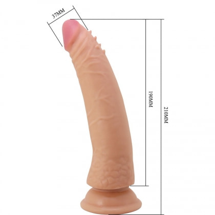 Dildo Realist Pretty Love Kable cu Piele Glisantă