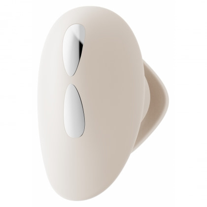 ZALO DEYA Vibrator Purtabil cu Telecomandă și Suctiune Ivory Alb