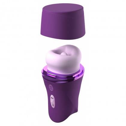 Vibrator Clitoridian Lush Kiss Plush cu Limbă Rotativă Mov