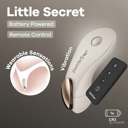 Little Secret Vibrator Pentru Chiloți Satisfyer Gri