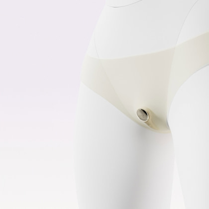 ZALO DEYA Vibrator Purtabil cu Telecomandă și Suctiune Ivory Alb
