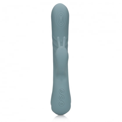 Vibrator Rabbit Loveline By Shots Pentru Stimulare Dublă Gri