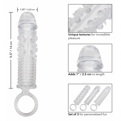 Set Prelungitoare Textured Extension Transparent