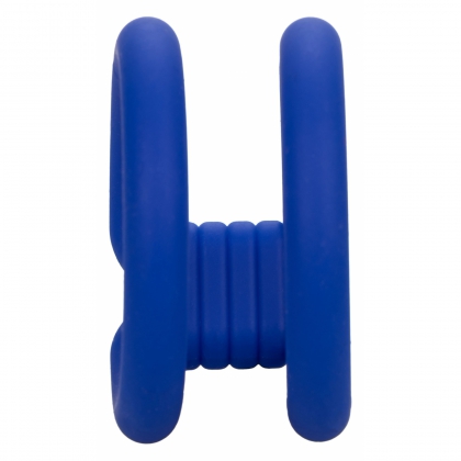 Inel Penis Dual Penis Cage Albastru