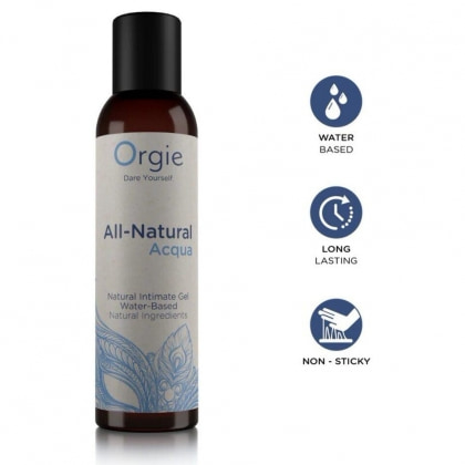 Lubrifiant Orgie All-Natural Acqua pe Bază de Apă 150 ml