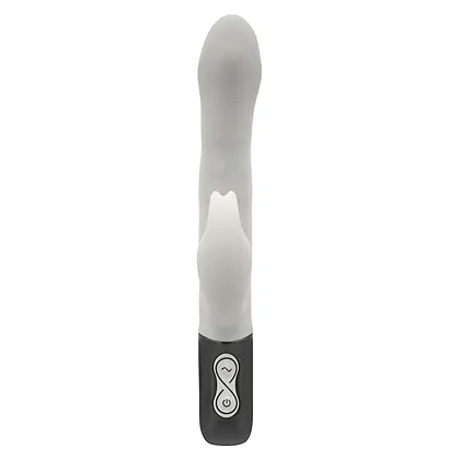 TITANZ 8.5 SILICONE RECHARGEABLE VIBRATOR IN IVORY WHITE