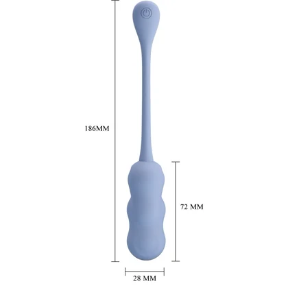 Pretty Love Leshy Blue — Ou Vibrant Compact, Telecomandă Albastru