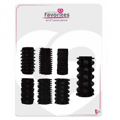 All Time Favorites Sleeves Set Negru