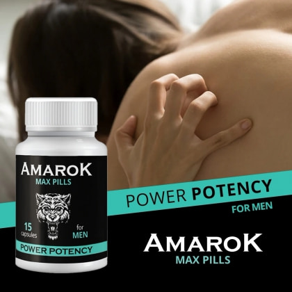Amarok Max Plus Erecție Puternică 15 capsule