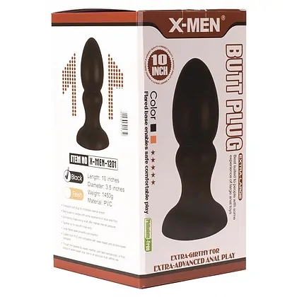 Anal Plug 10 Inch Huge Negru