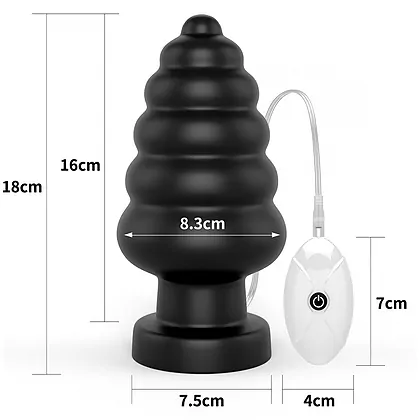 Anal Plug 7 King Sized Negru