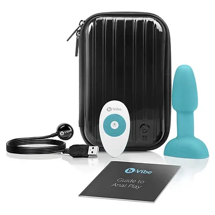 Anal Plug b-Vibe Petite Teal Albastru